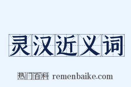 灵汉近义词是什么意思的图片